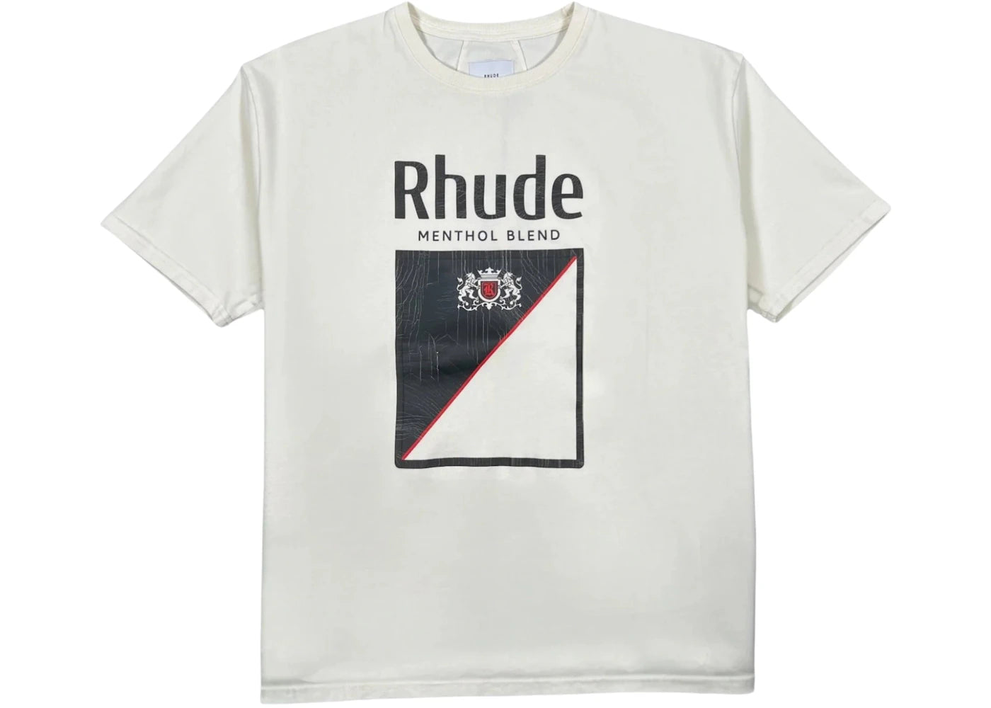 Rhude Collins Fumar Tee Vintage White
