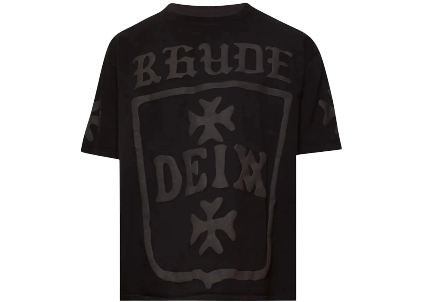 Rhude Deix Shield Oversized T-Shirt Black