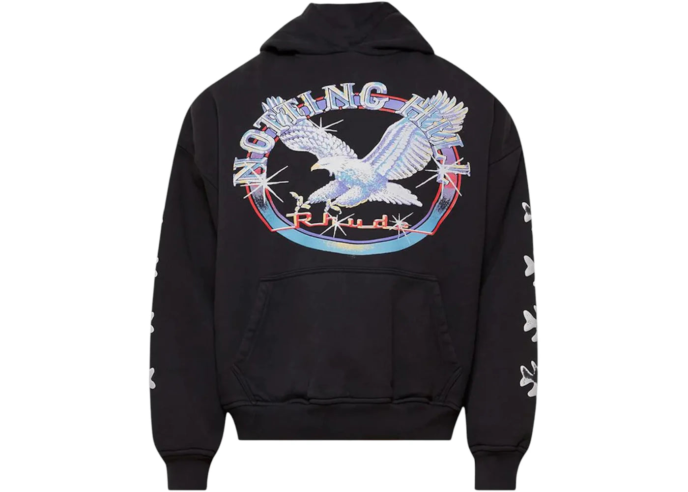 Rhude Notting Hill Eagle Hoodie Vintage Black