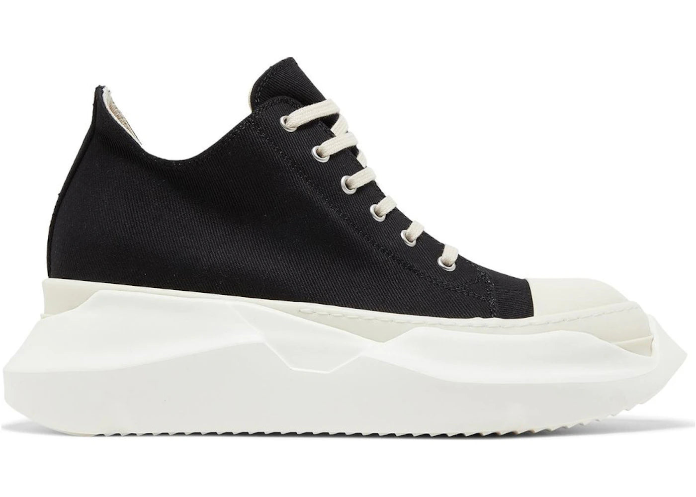 Rick Owens DRKSHDW Abstract Low Strobe Cotton Denim Black Milk