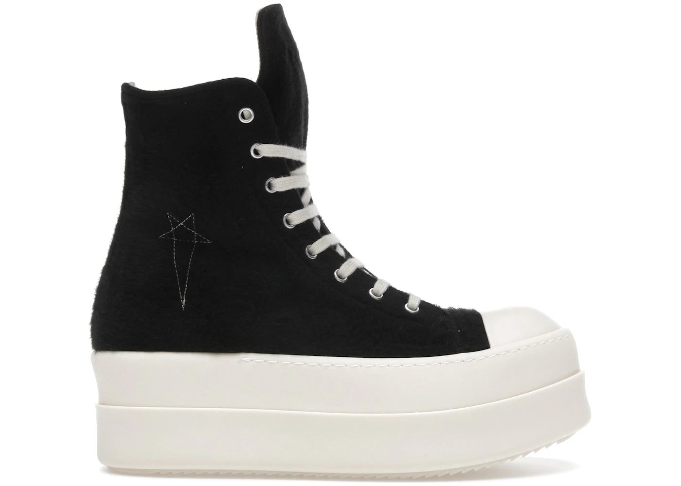 Rick Owens DRKSHDW Double Bumper High Black Pearl (Women's)