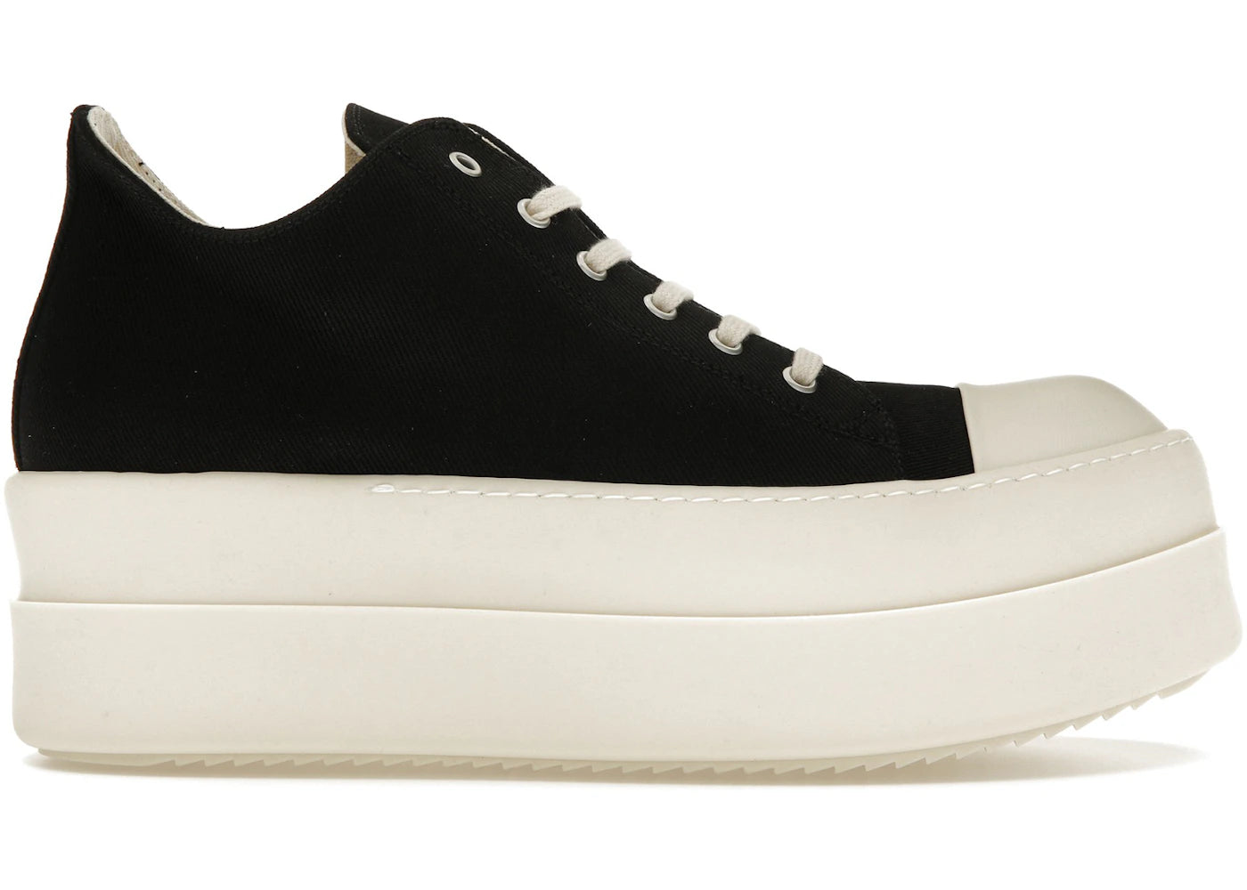 Rick Owens DRKSHDW Double Bumper Low Black Milk