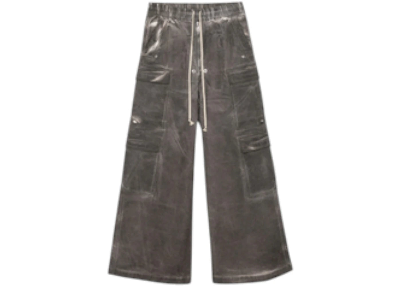Rick Owens DRKSHDW Foil Denim Double Cargo Jumbo Belas Pants Darkdust