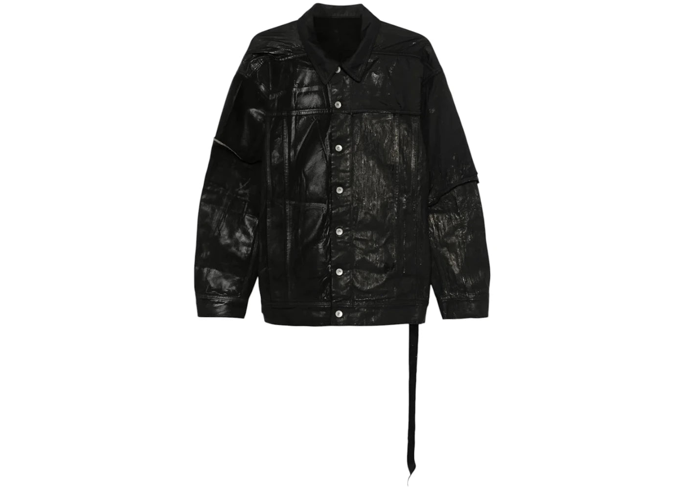 Rick Owens DRKSHDW Giacca In Denim Jumbo Worker Jacket Black