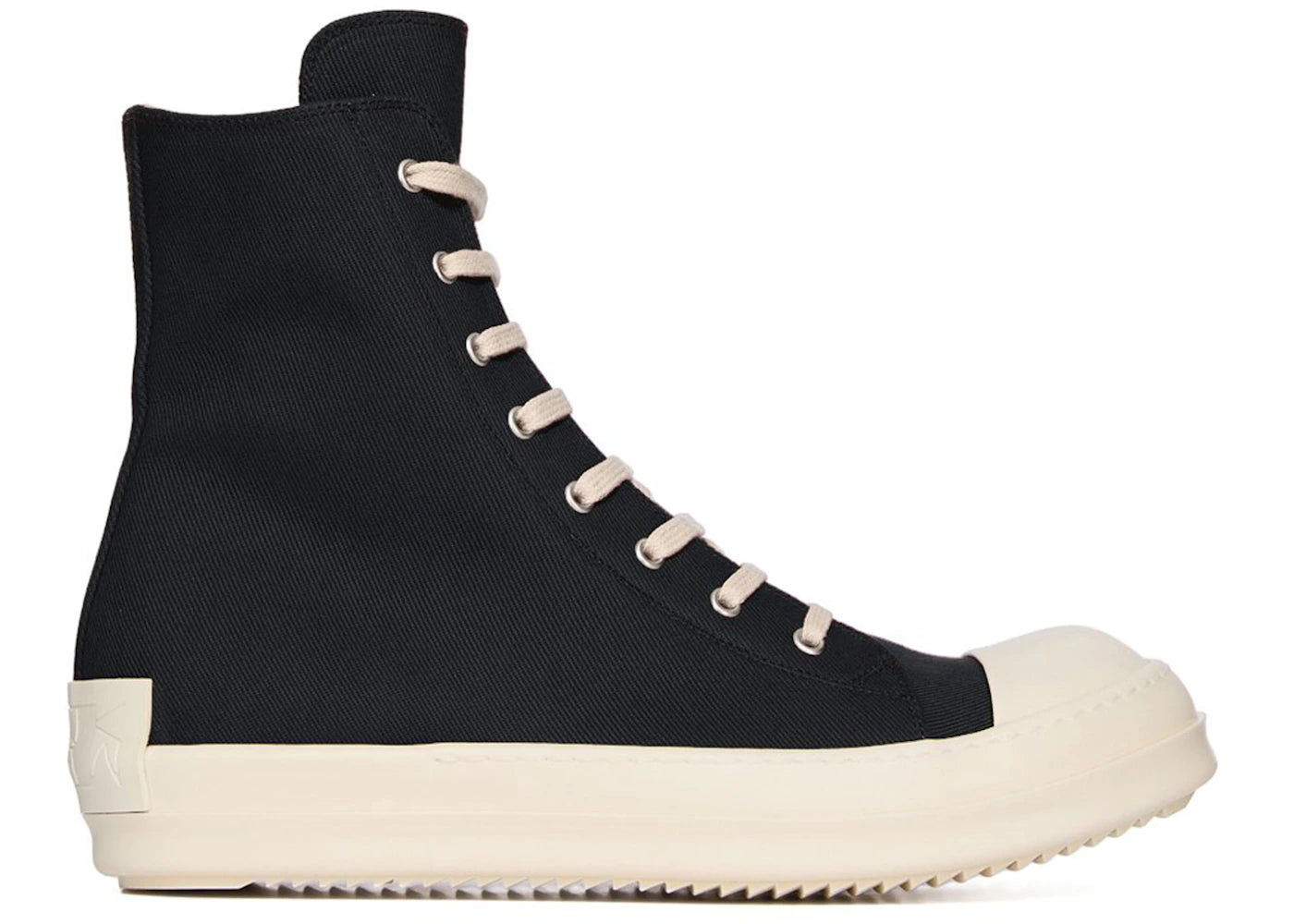 Rick Owens DRKSHDW Hollywood High Sneaks Black Milk