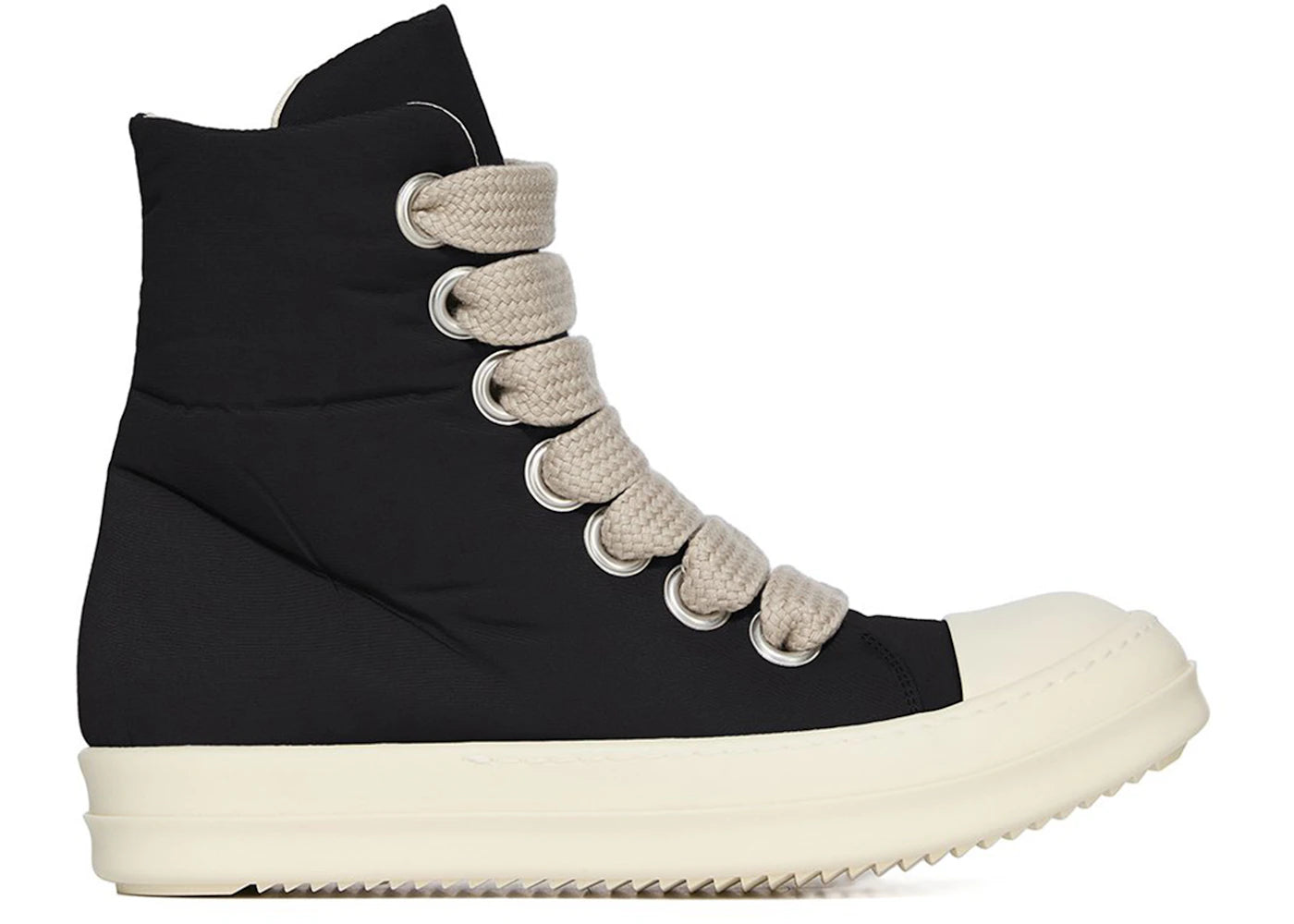 Rick Owens DRKSHDW Hollywood Jumbo Lace Puffer High Black Milk (Women's)