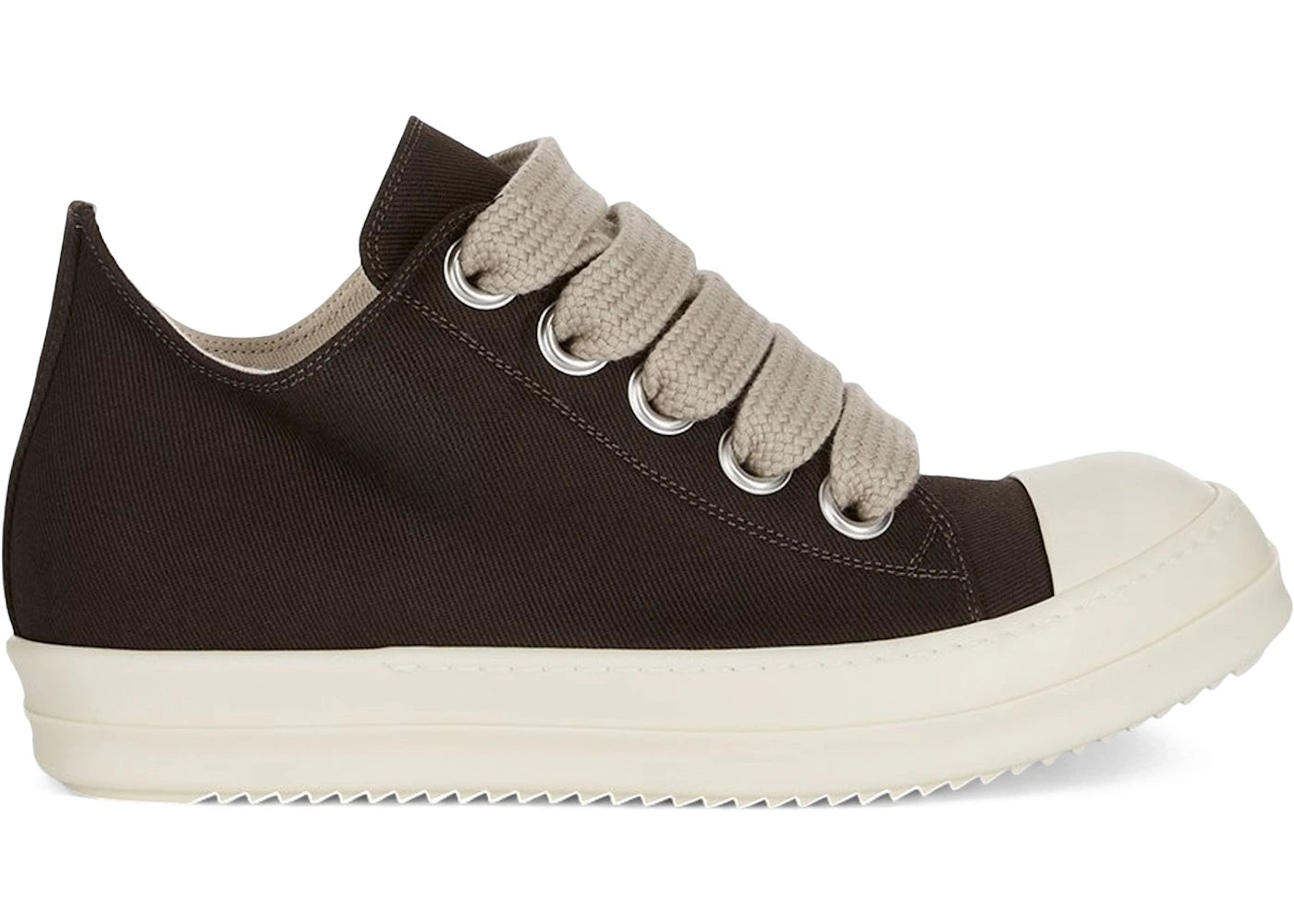 Rick Owens DRKSHDW Jumbo Lace Low Dark Dust Denim Milk