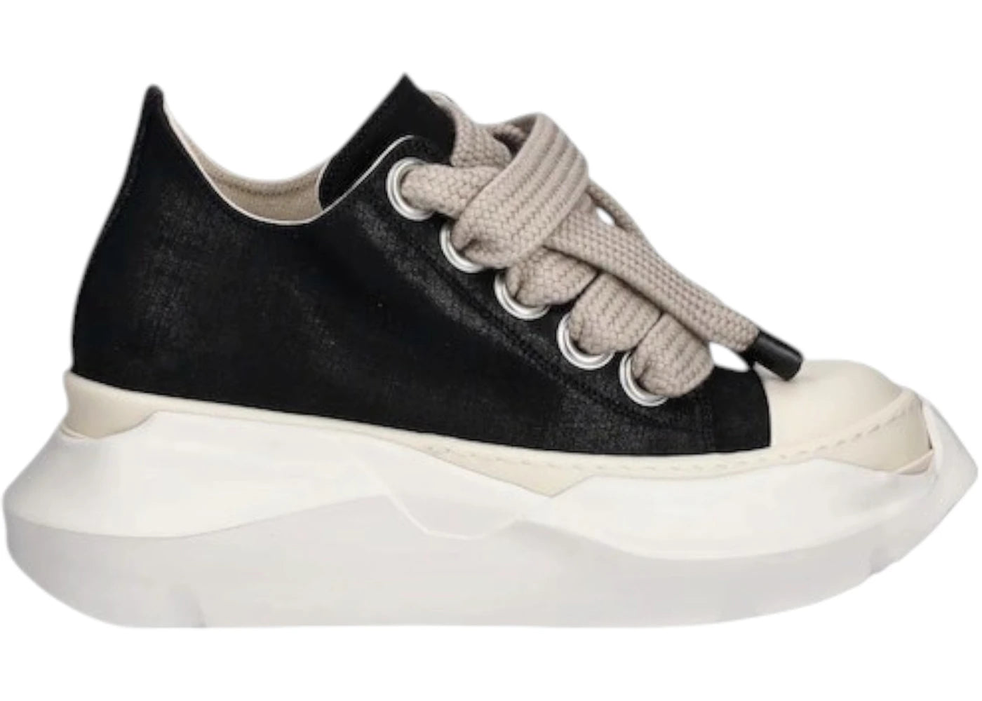 Rick Owens DRKSHDW Jumbo Laces Abstract Low Sneak Black Black (Women&#39;s)