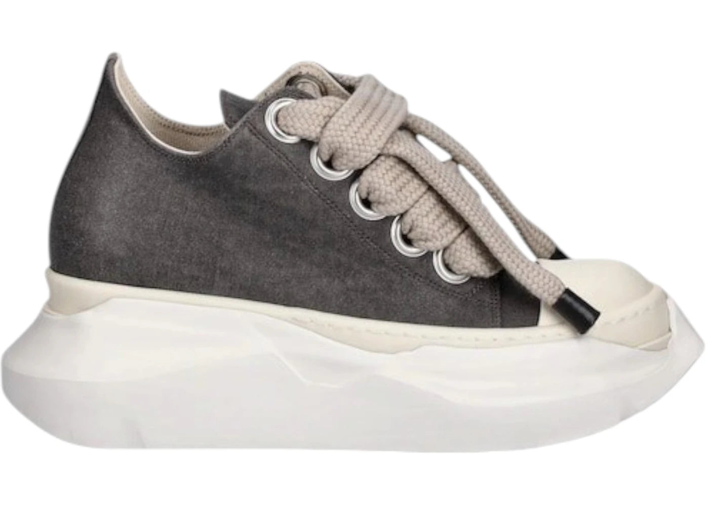Rick Owens DRKSHDW Jumbo Laces Abstract Low Sneak Grey (Women's)