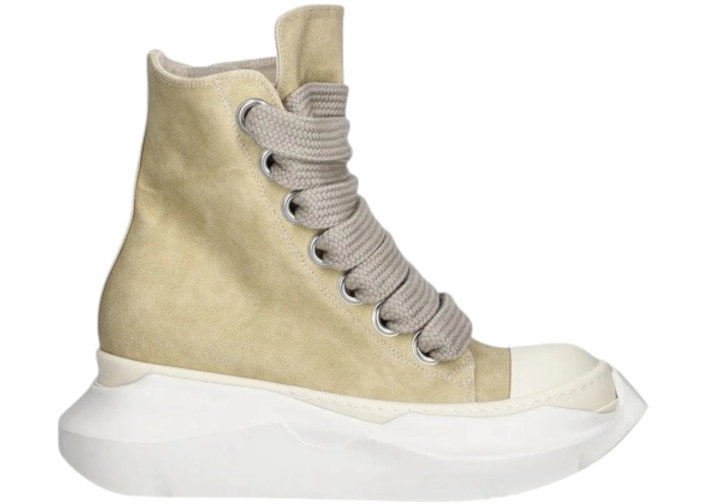 Rick Owens DRKSHDW Jumbo Laces Abstract Sneak Beige (Women's)