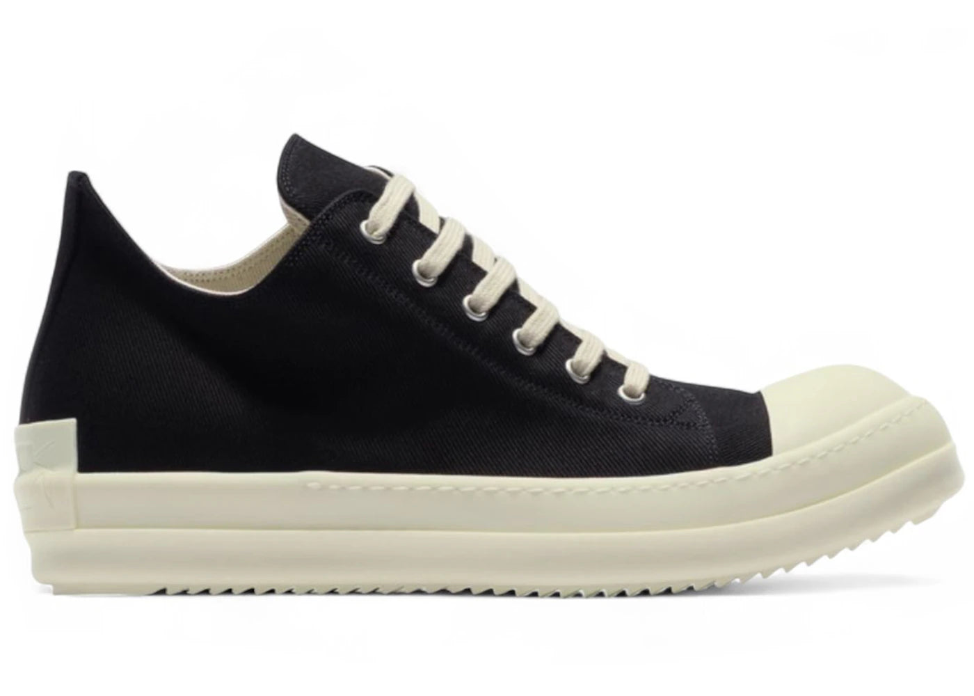 Rick Owens DRKSHDW Low Black Milk (DRKSHDW Heel Logo)