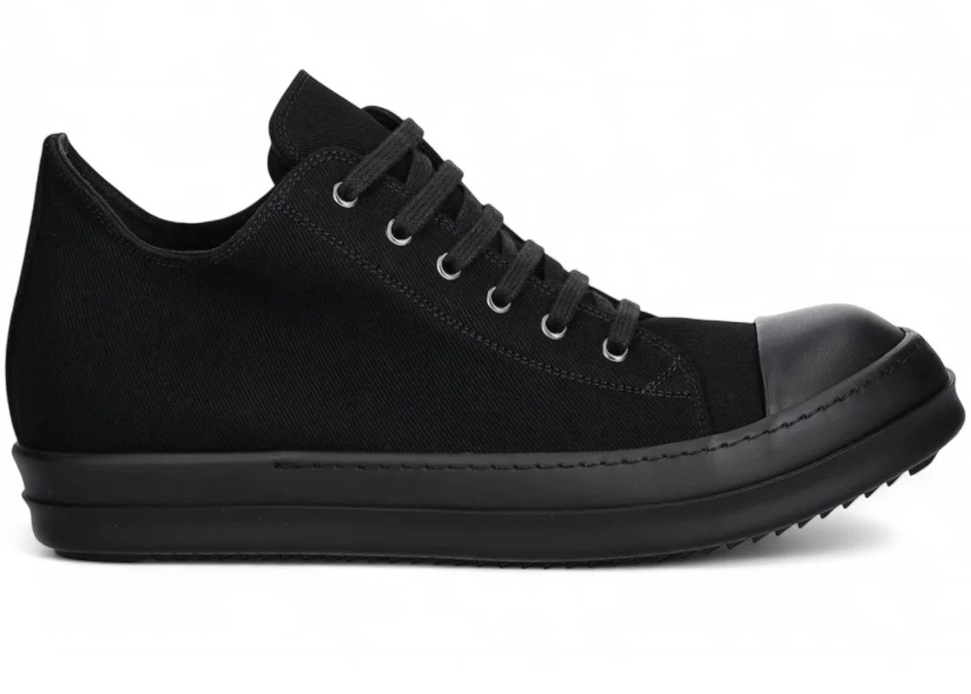 Rick Owens DRKSHDW Low Sneaks Triple Black