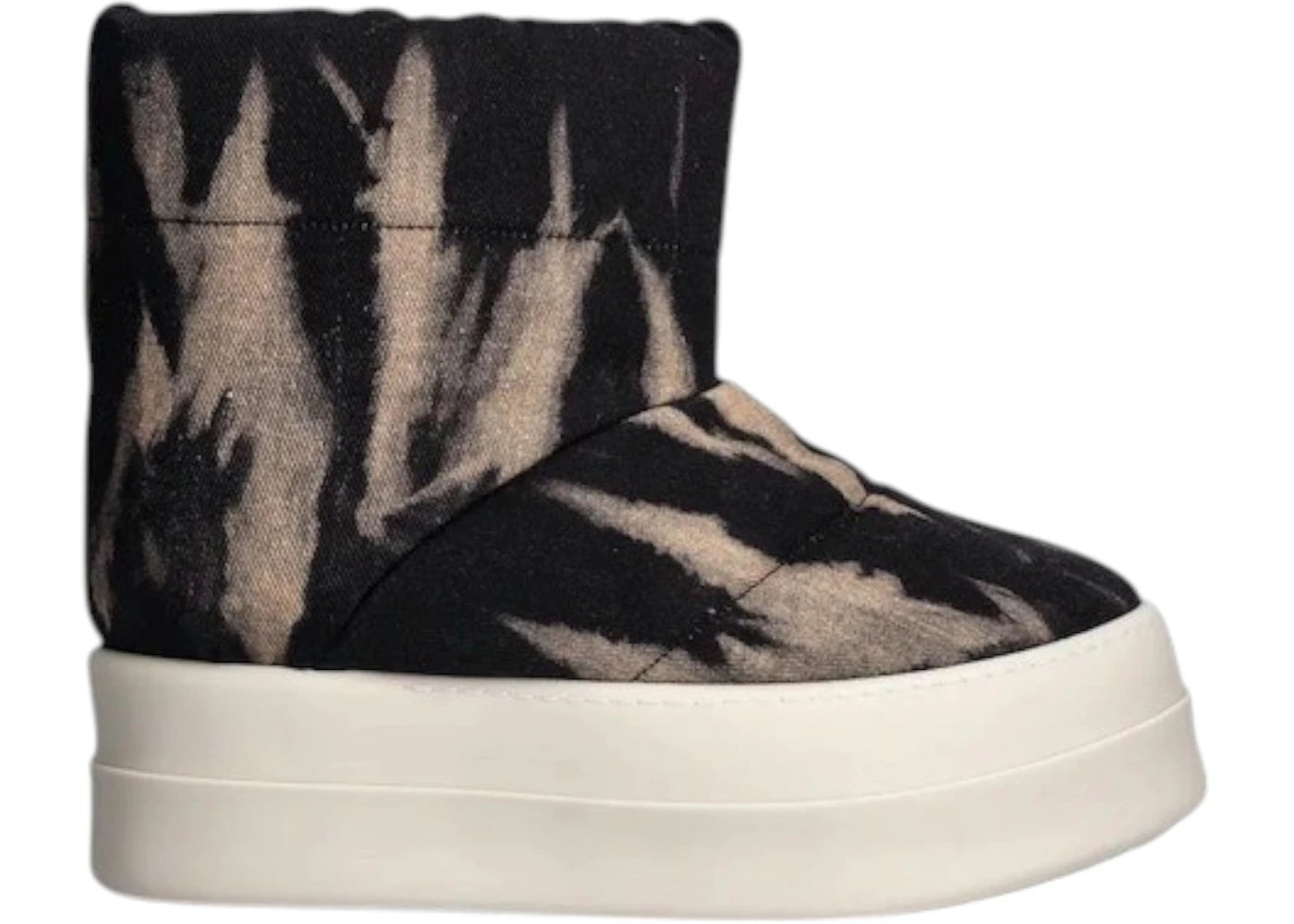 Rick Owens DRKSHDW Mega Bumper Low Lunar Boot Black Beige