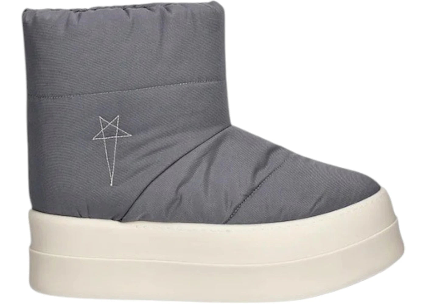 Rick Owens DRKSHDW Mega Bumper Low Lunar Stone Pearl Milk