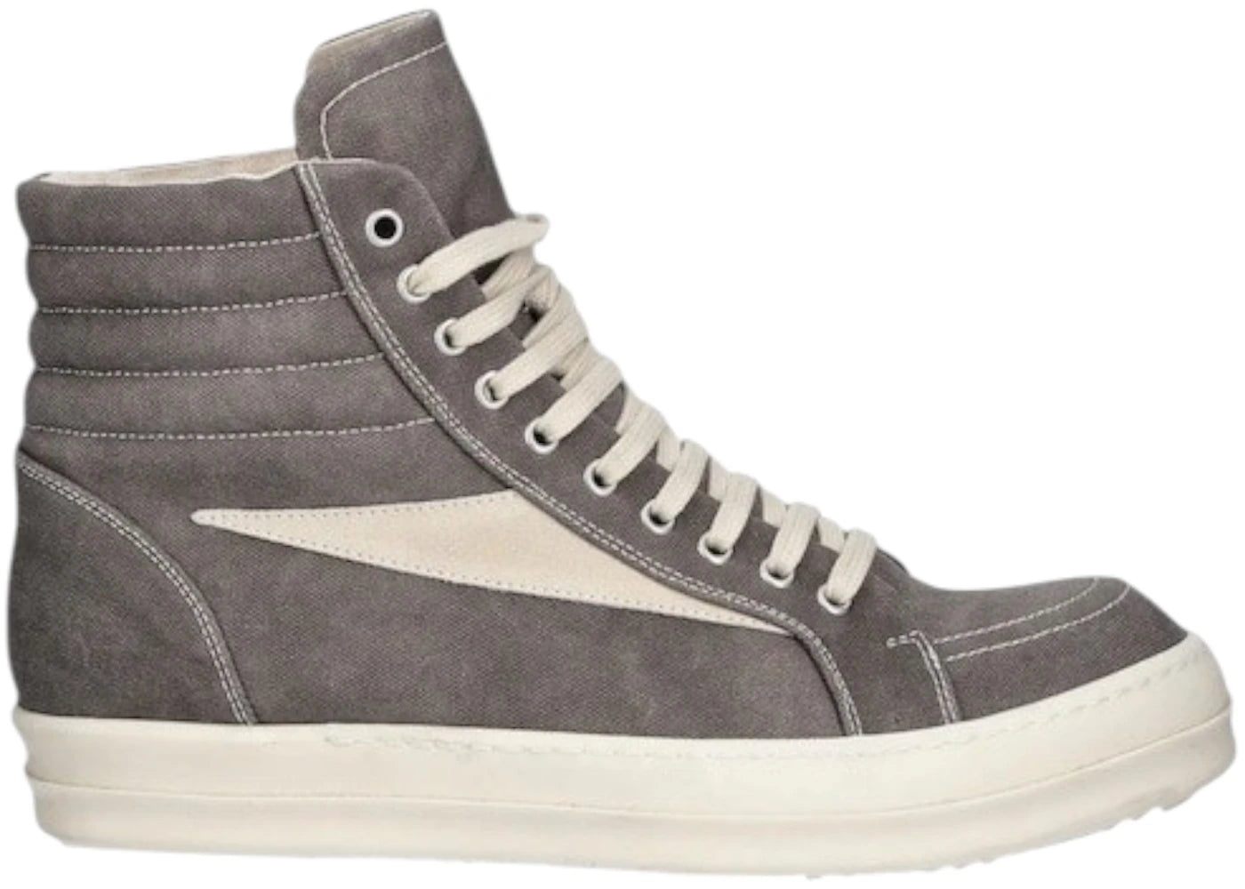 Rick Owens DRKSHDW Vintage High Sneaks Dust Milk Milk