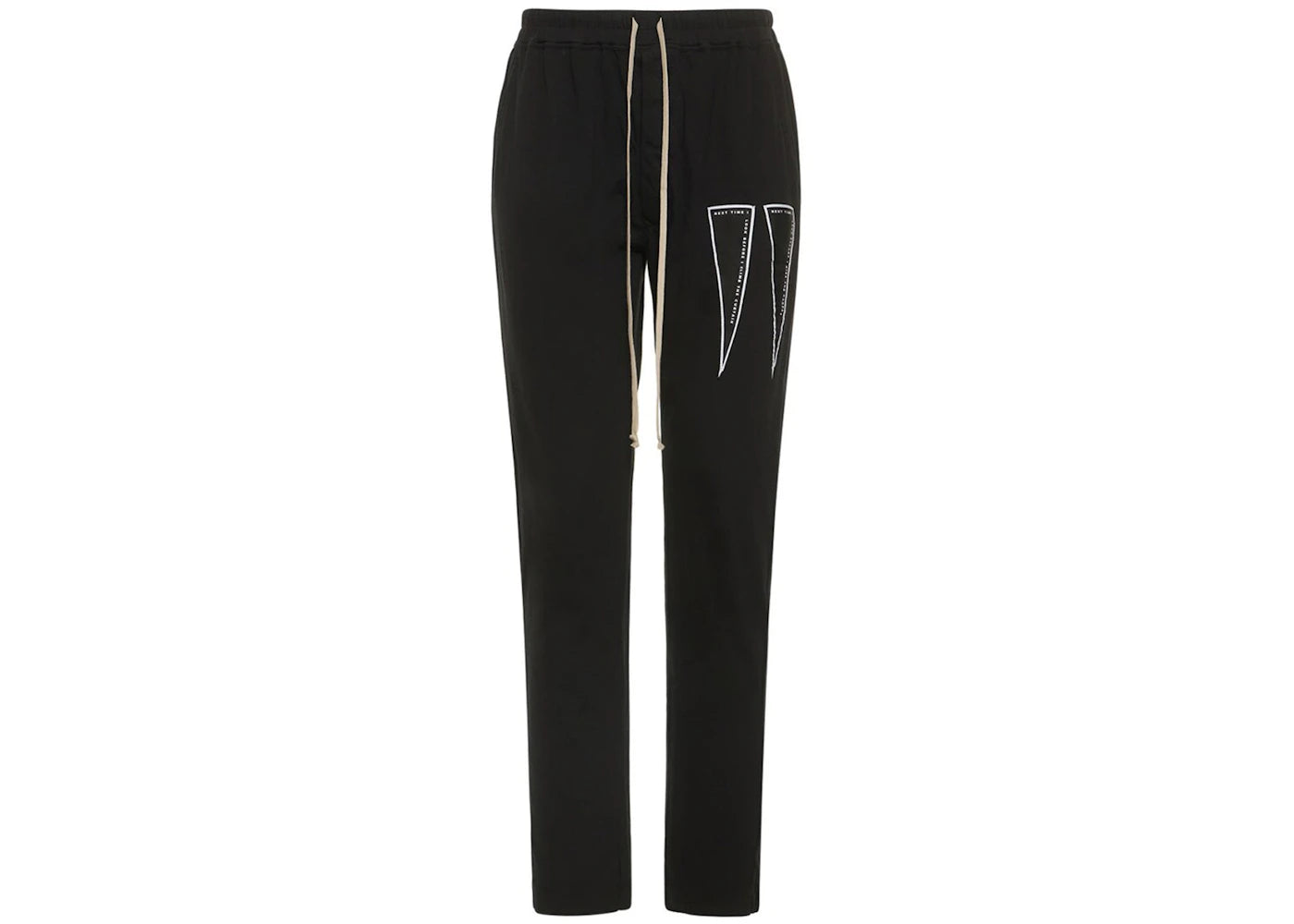 Rick Owens Drkshdw Berlin Lightweight Lyrics Drawstring Pant Black