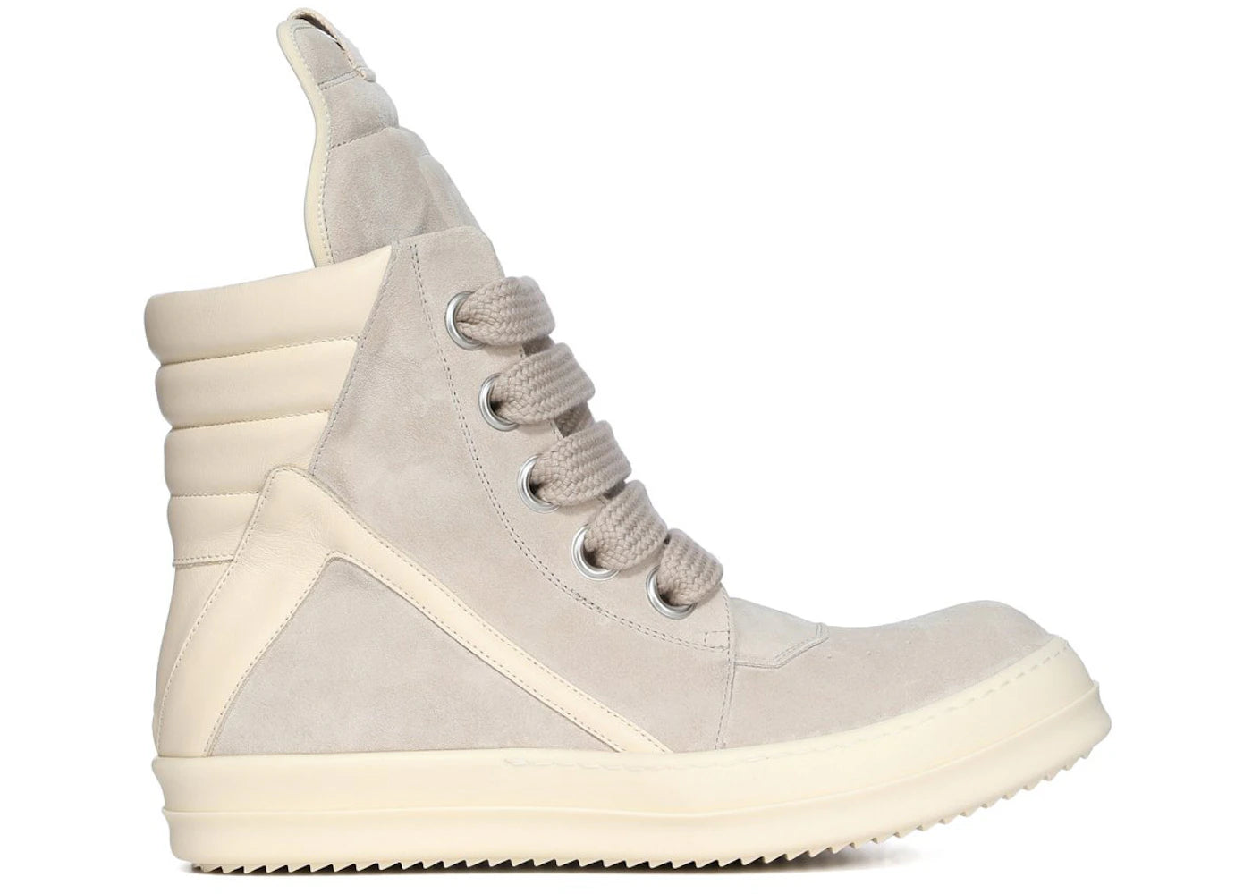 Rick Owens Geobaskets Jumbolaced Dinge Milk
