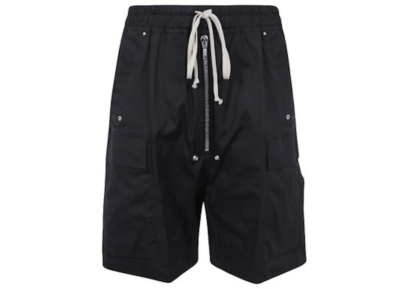 Rick Owens Heavy Cotton Cargobela Shorts Black