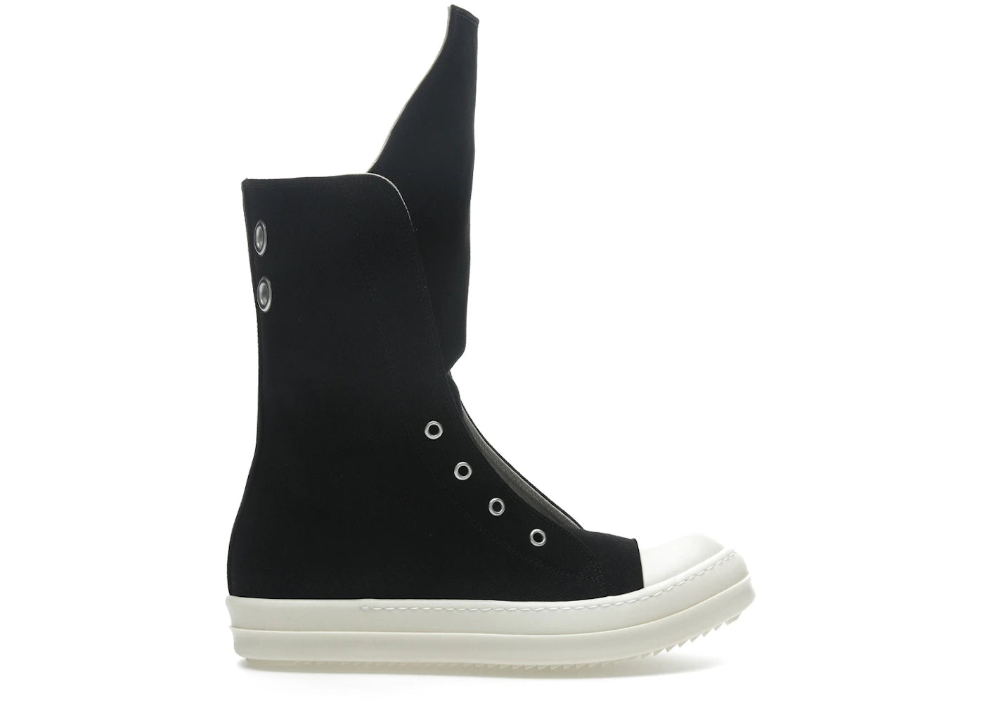 Rick Owens Hollywood DRKSHDW Boot Sneaks Black Milk