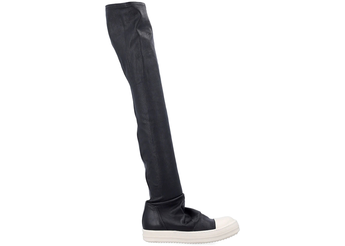 Rick Owens Hollywood DRKSHDW Knee High Stocking Sneaks Black Milk (Women's)