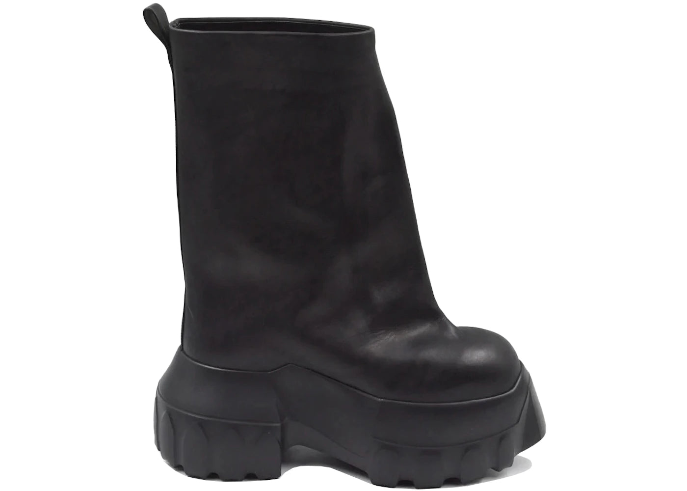 Rick Owens Hollywood Flared Mega Tractor Boot Black