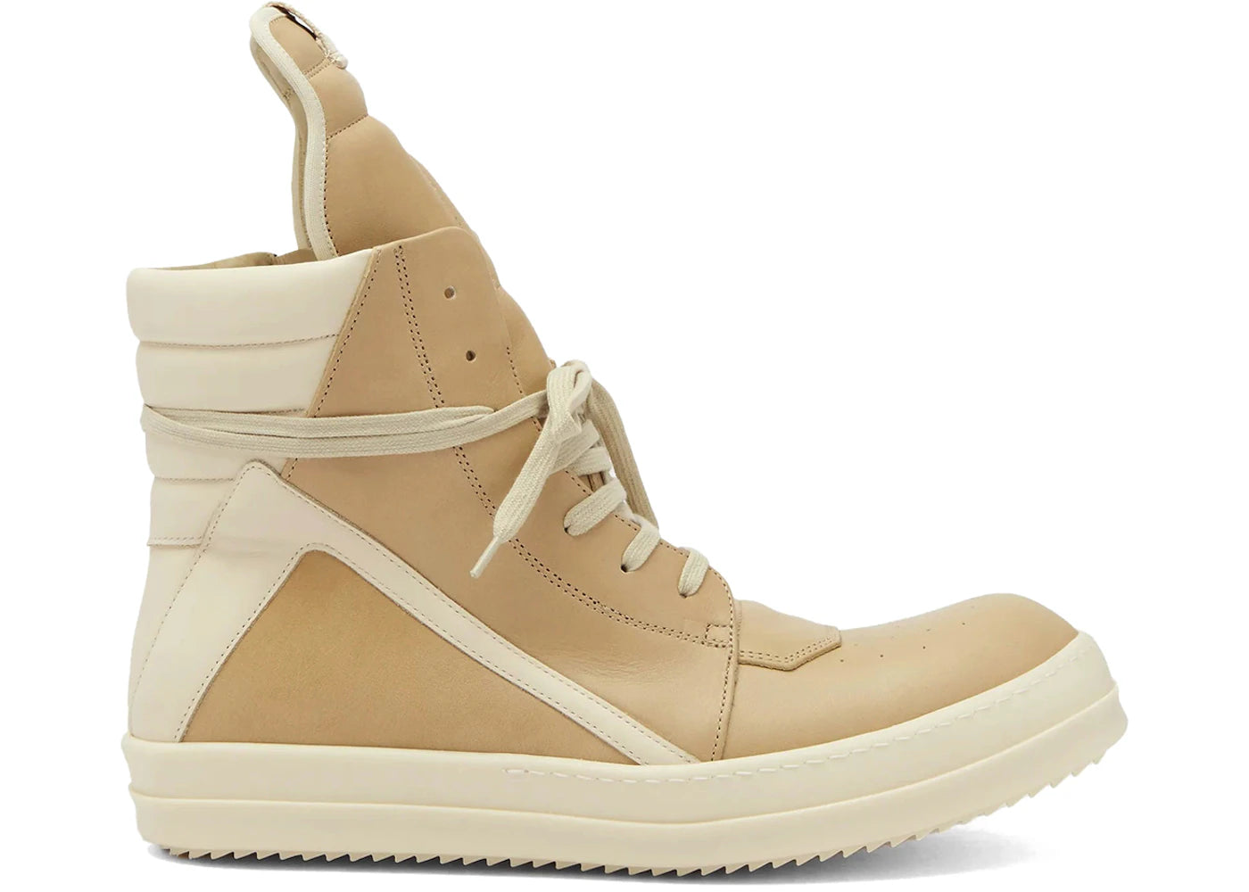 Rick Owens Hollywood Geobasket High Parchment Milk