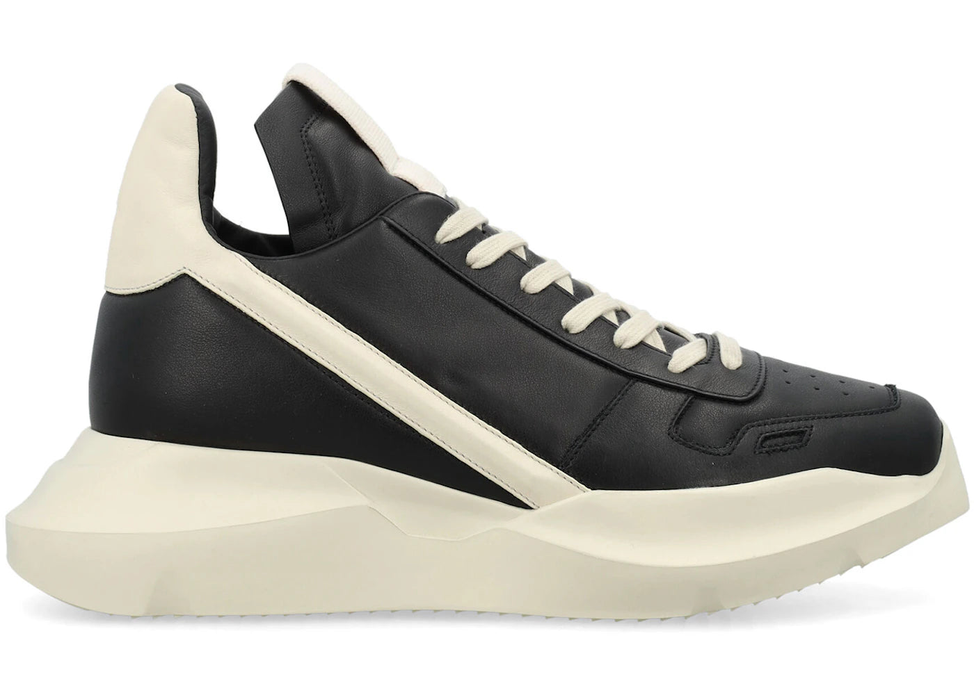 Rick Owens Hollywood Geth Runner Black Milk