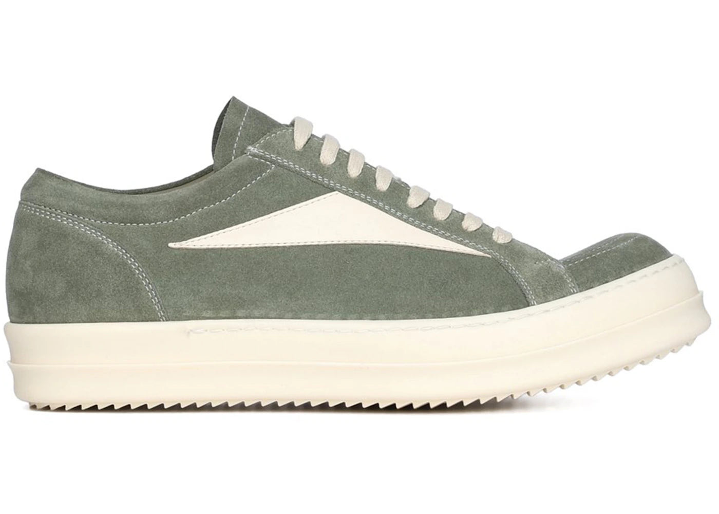 Rick Owens Hollywood Vintage Sneaks Celadon Milk