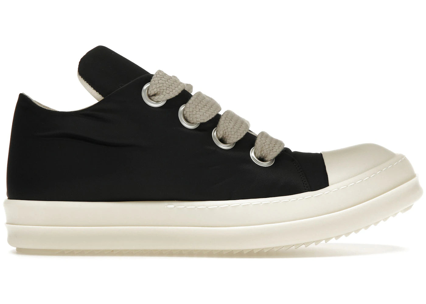 Rick Owens Jumbo Lace Recycled Puffer Low Black Milk