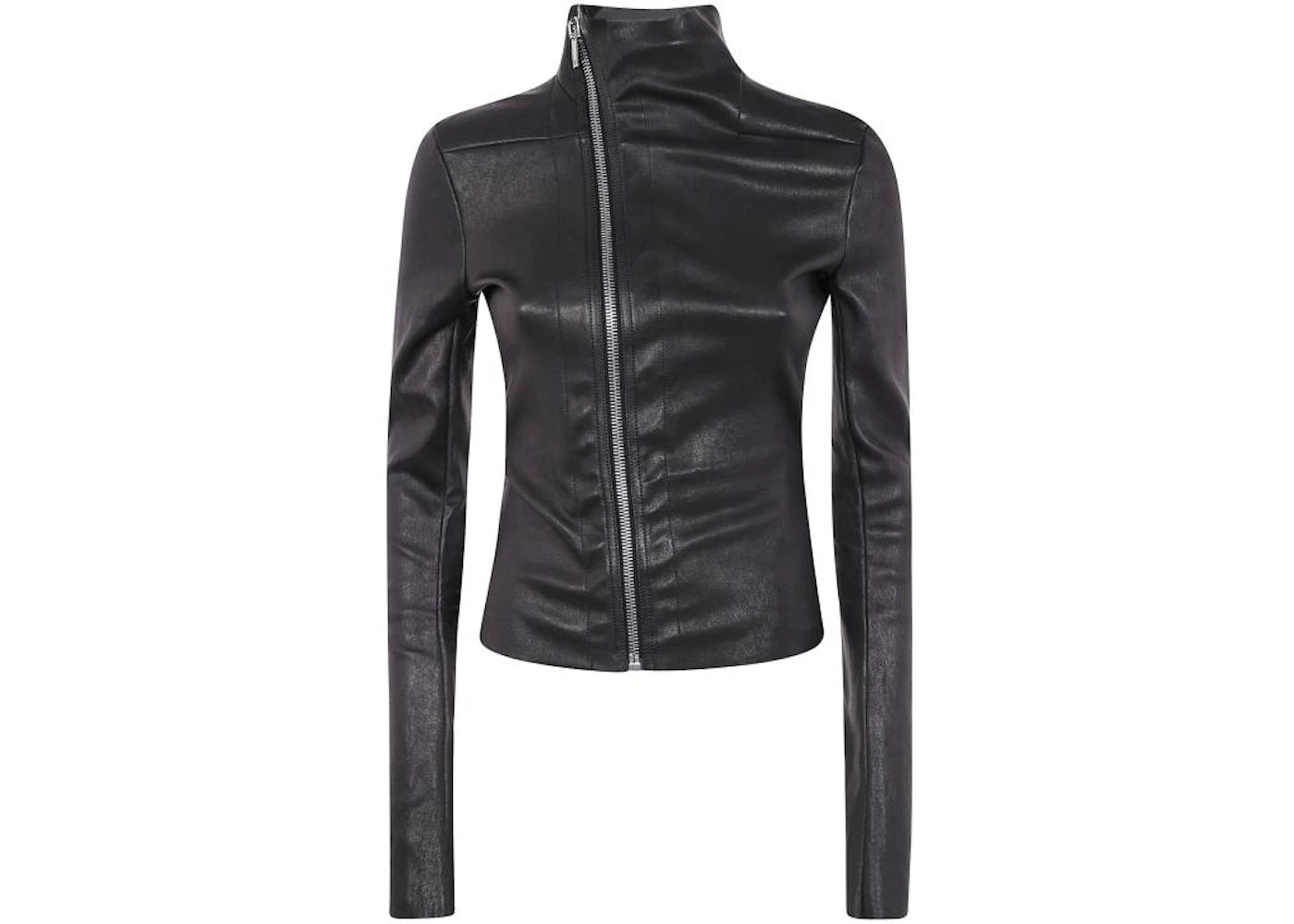 Rick Owens Leather Gary Jacket Black