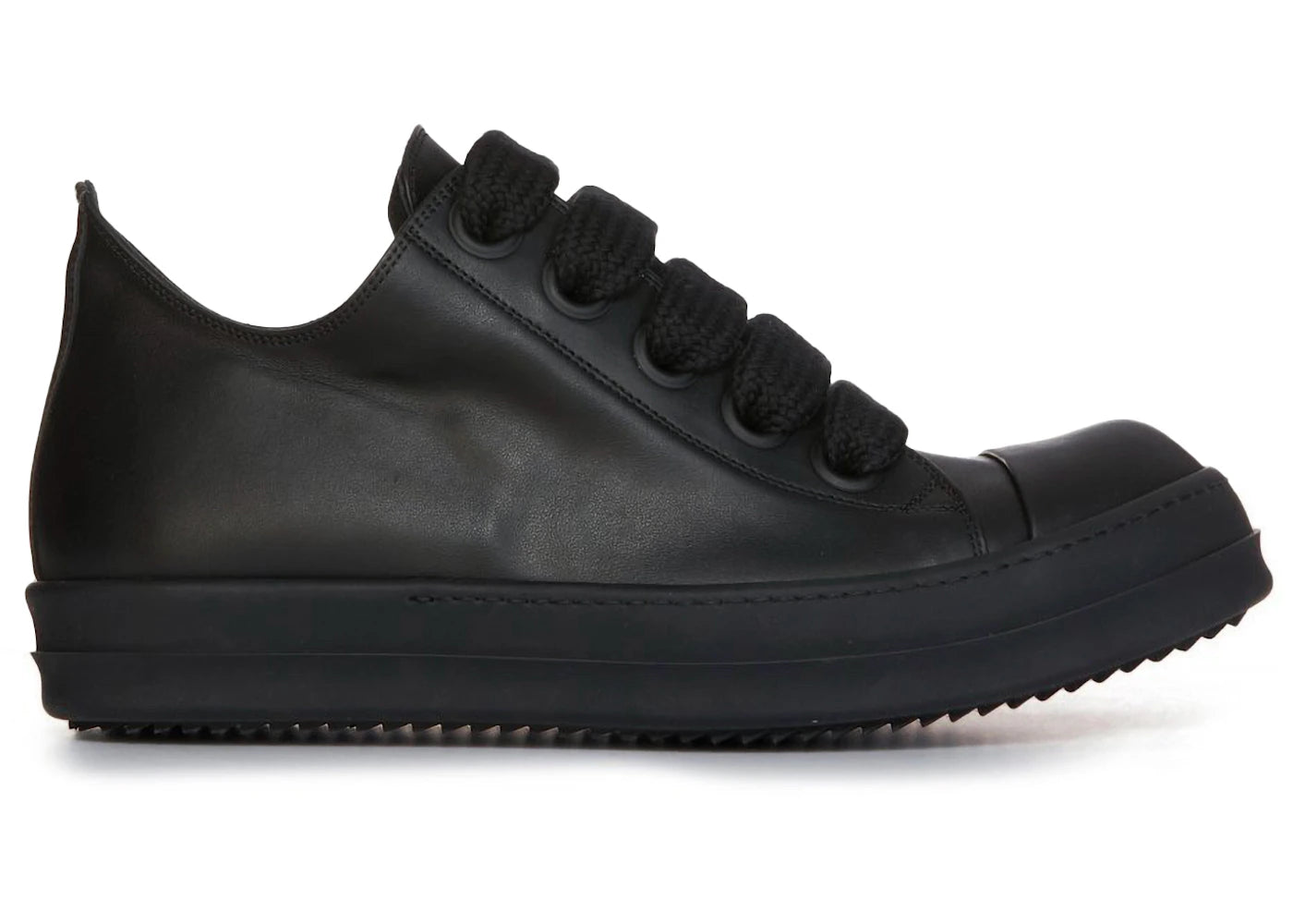 Rick Owens Lido Jumbo Laced Low Black