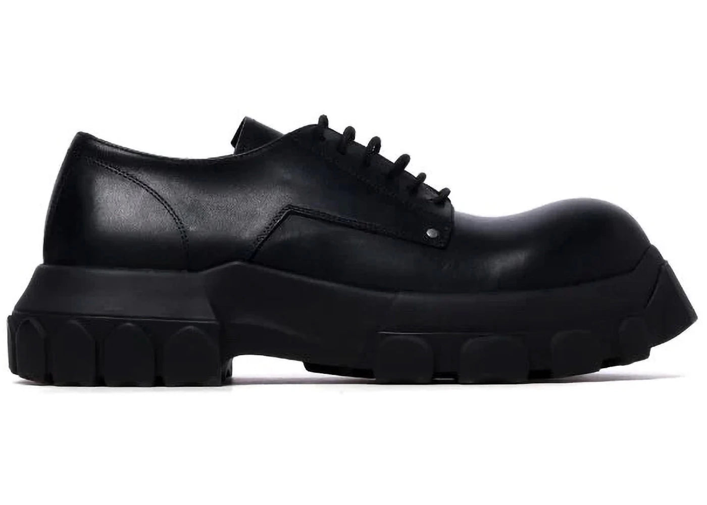 Rick Owens Lido Lace Up Bozo Tractor Black (Women&#39;s)