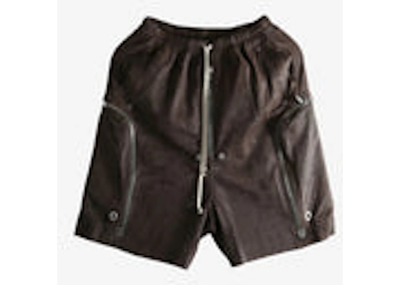 Rick Owens Logo Shorts Dark DUSt