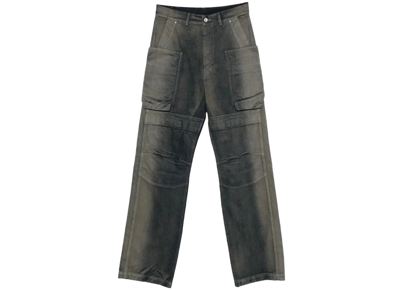 Rick Owens Pantaloni In Denim Stefan Cargo Jeans Dark DUSted Grade