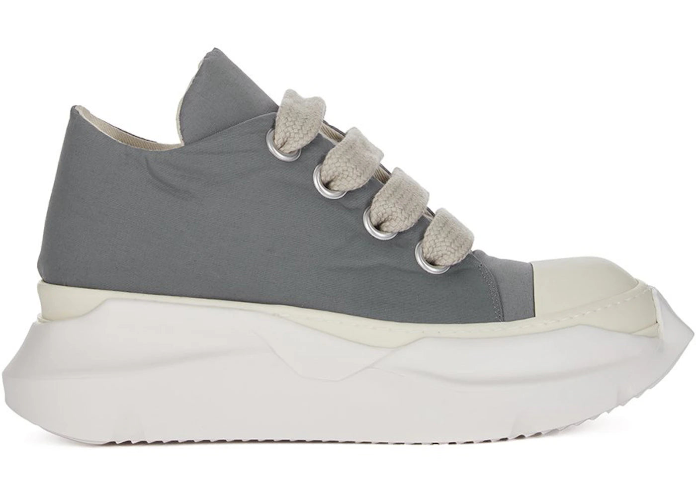 Rick Owens Porterville DRKSHDW Jumbo Laced Abstract Low Stone Pearl Milk