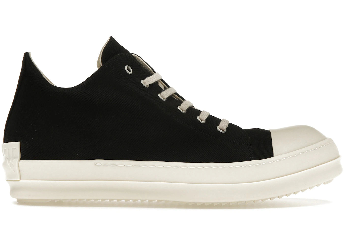 Rick Owens DRKSHDW Low Porterville Black Milk (Porterville Heel Tab)