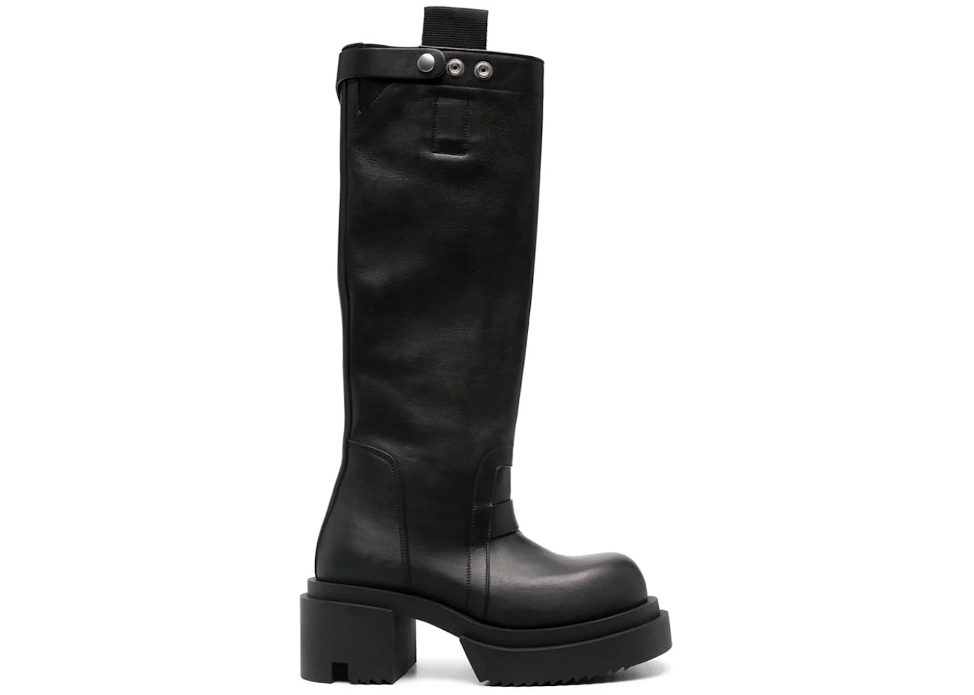 Rick Owens Porterville Knee Pull On Bogun Boot Black (Women's)