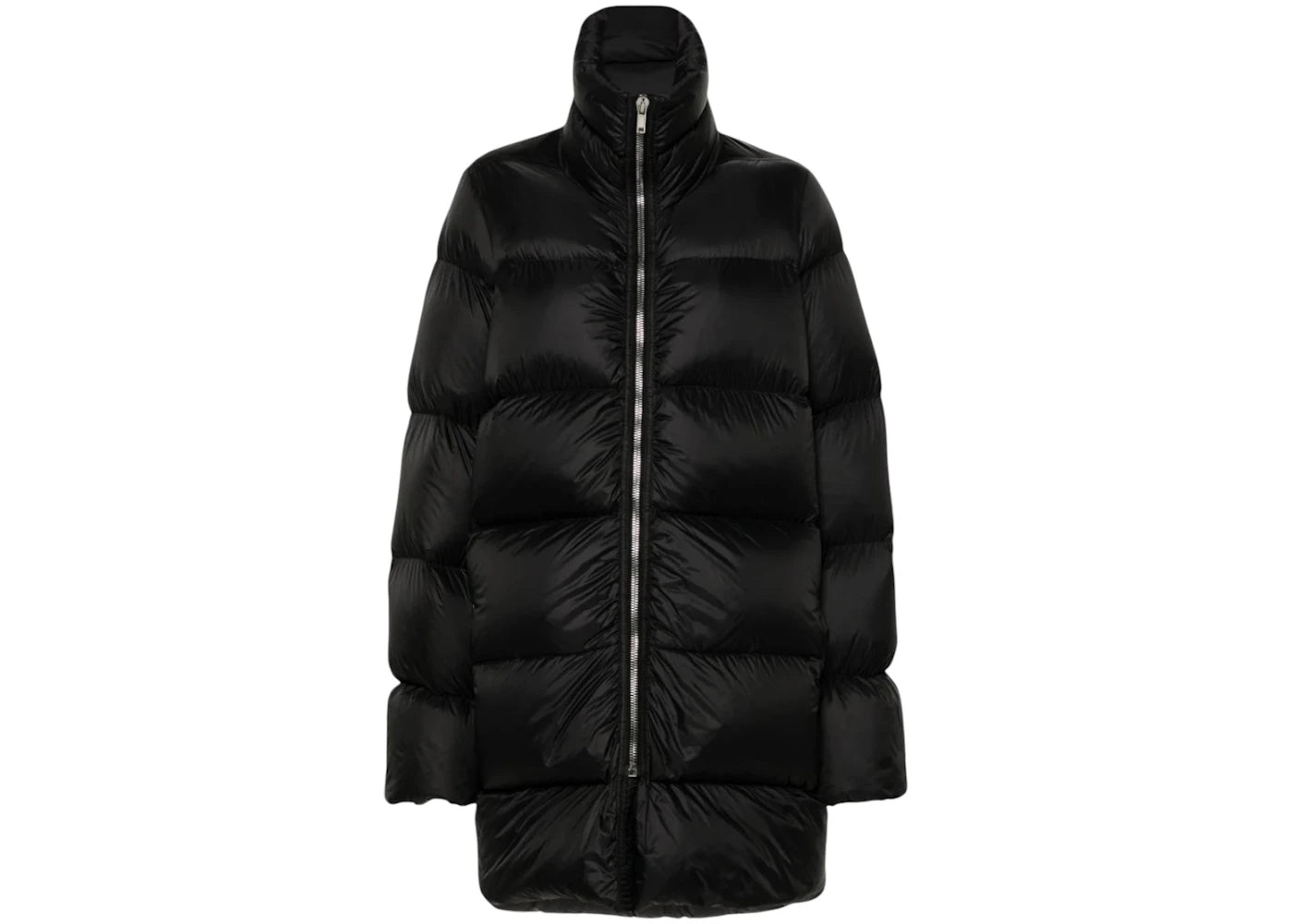 Rick Owens Turtle Coat Black