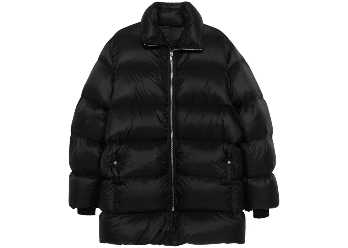 Rick Owens Turtle Coat Black