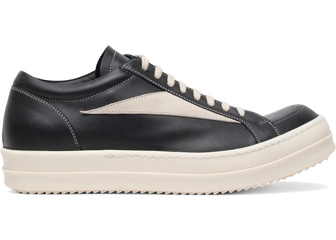 Rick Owens Vintage Low Black Leather