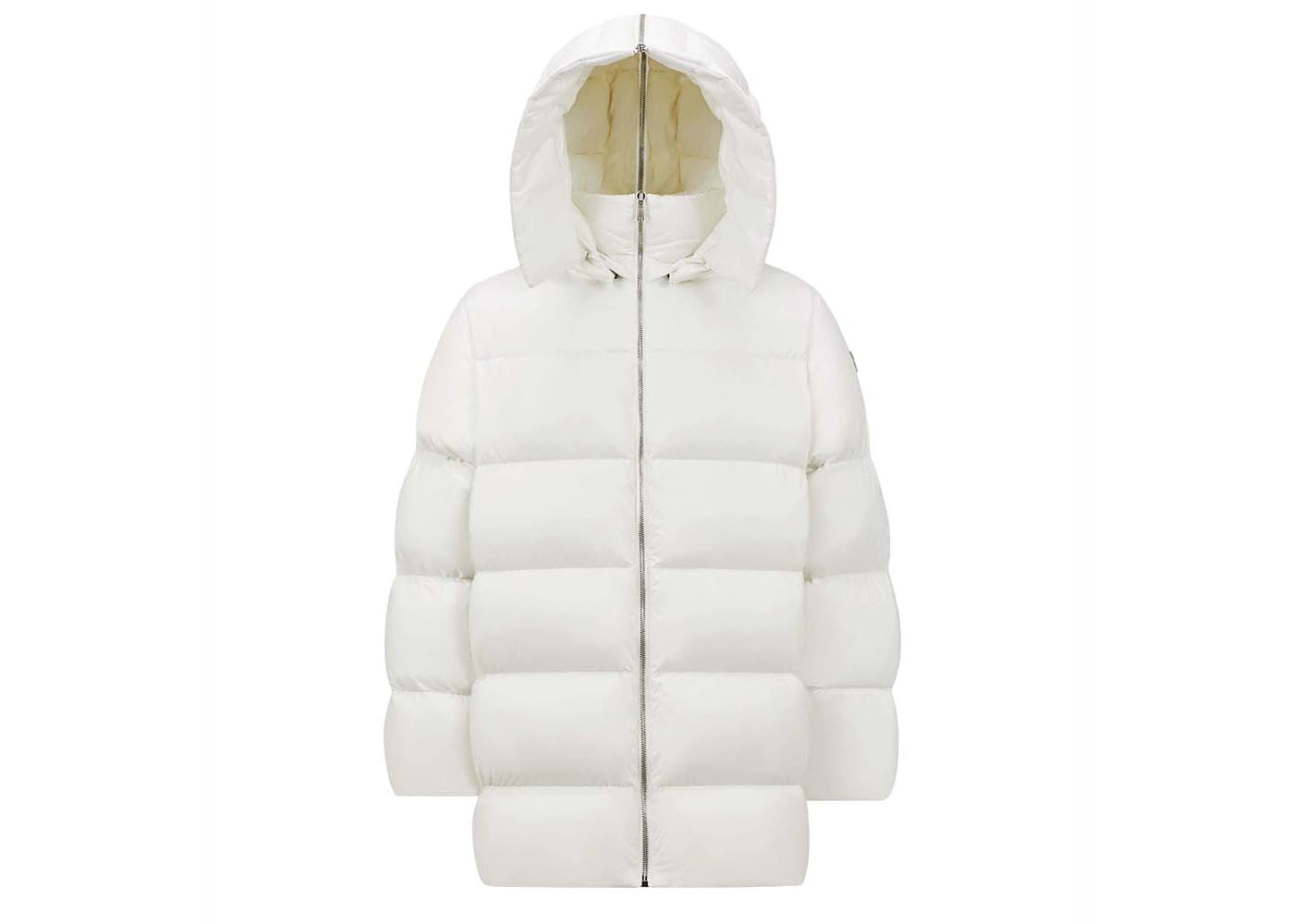 Rick Owens x Moncler Woven Hooded Cyclopic Coat Milk