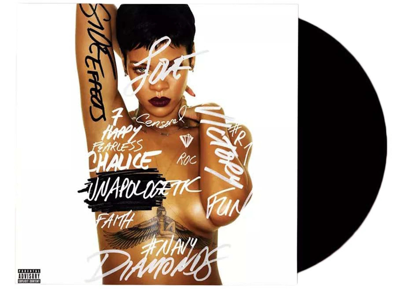 Rihanna Unapologetic 2XLP Vinyl Black