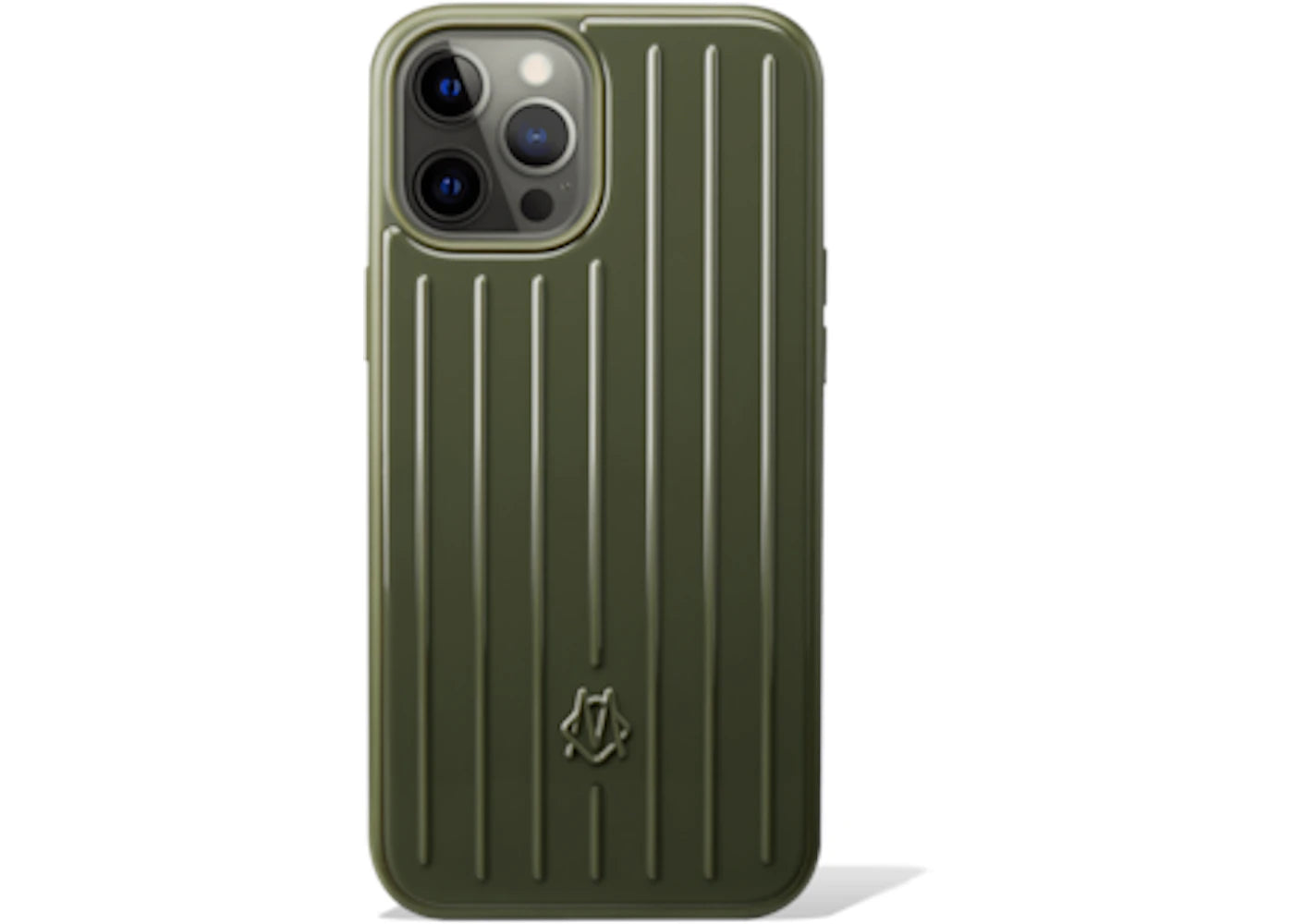 Rimowa Polycarbonate Cactus Green Groove Case for iPhone 12 Pro Max