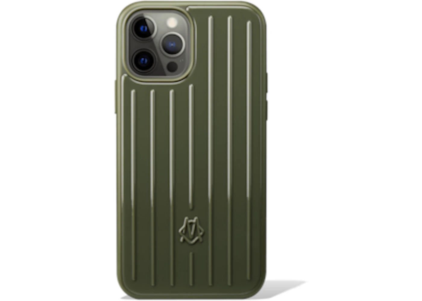 Rimowa Polycarbonate Cactus Green Groove Case for iPhone 12 & 12 Pro
