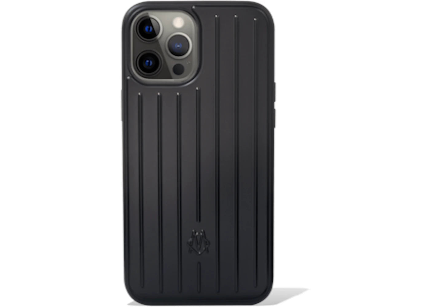 Rimowa Polycarbonate Matte Black Groove Case for iPhone 12 Pro Max