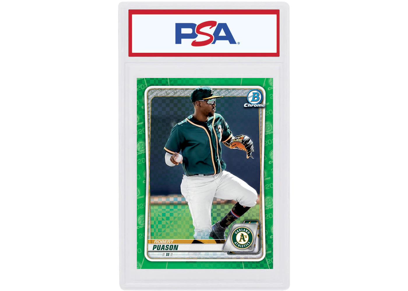 Robert Puason 2020 Bowman Chrome X Green X-Fractor /31 #BCP-173 (PSA or BGS Graded)