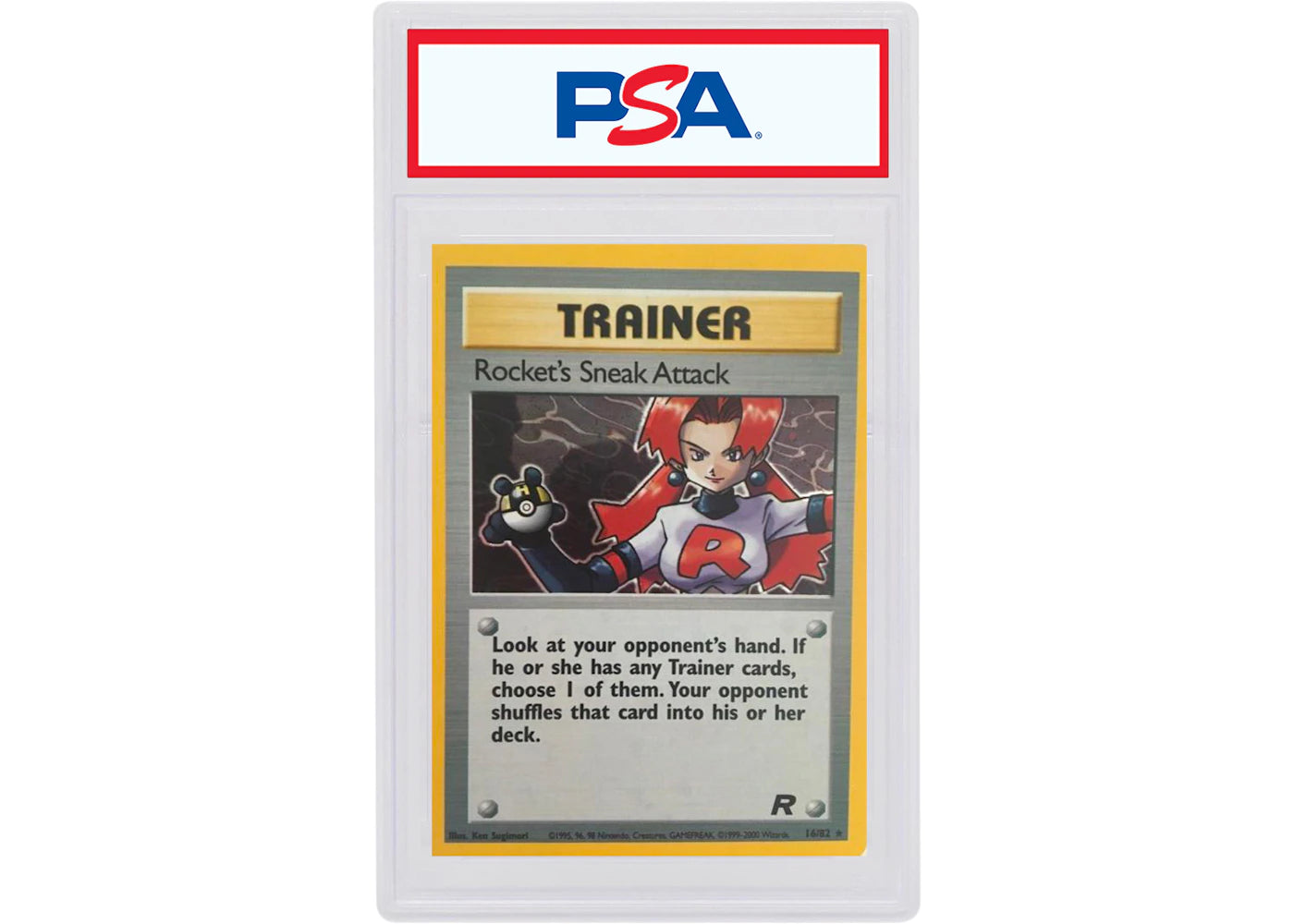 Rocket's Sneak Attack-Holo 2000 Pokemon TCG Team Rocket #16/82