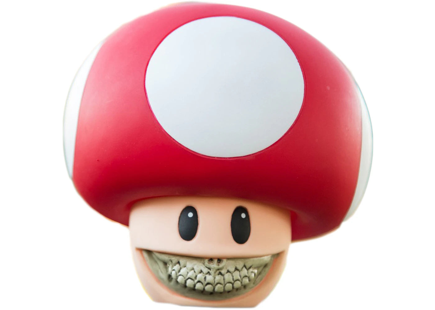 Ron English Mario Mushroom Grin Figure