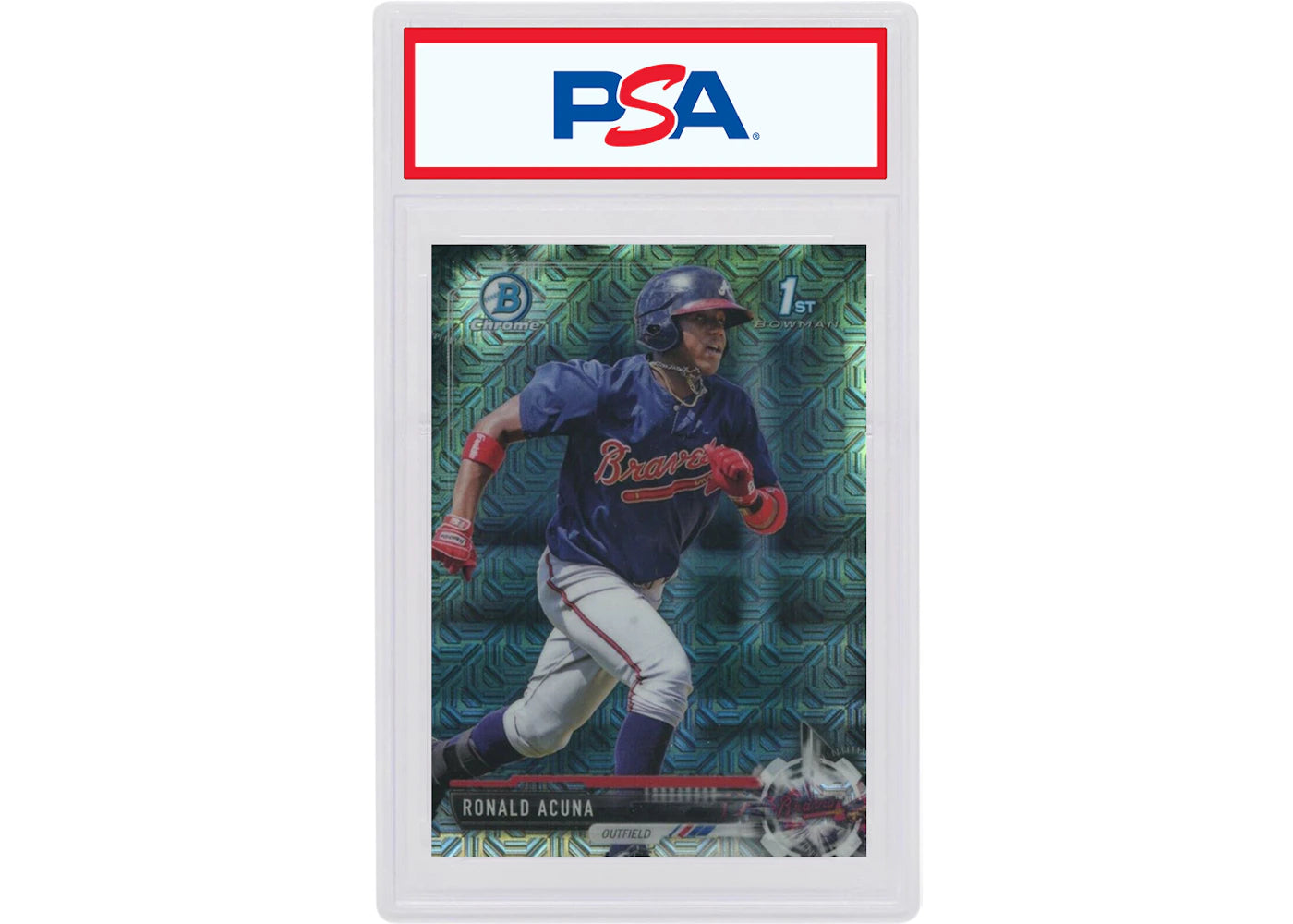 Ronald Acuna 2017 Bowman Mega Box Chrome Prospects Mojo #BCP127 (PSA or BGS Graded)