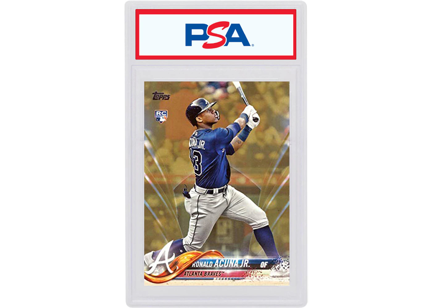 Ronald Acuna 2018 Topps Update Rookie Gold /2018 #US250 (PSA or BGS Graded)